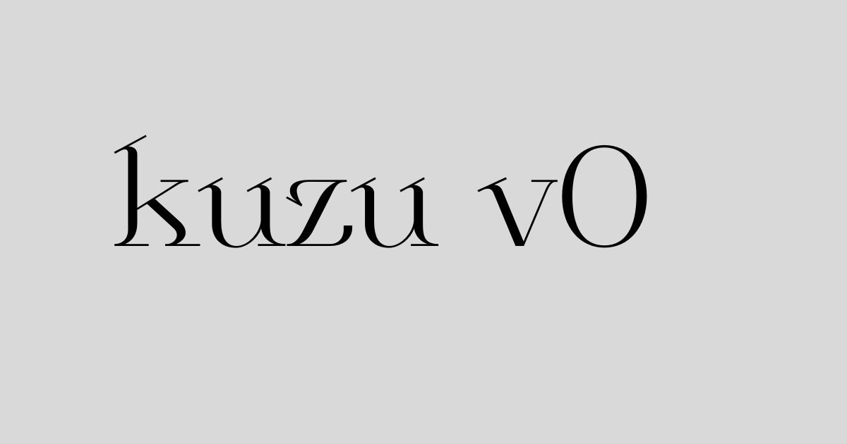 kuzu v0